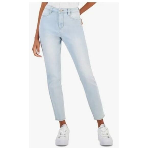 Dollhouse Juniors' Curvy Faded Skinny Jeans 11/12 29X29 - Picture 1 of 12